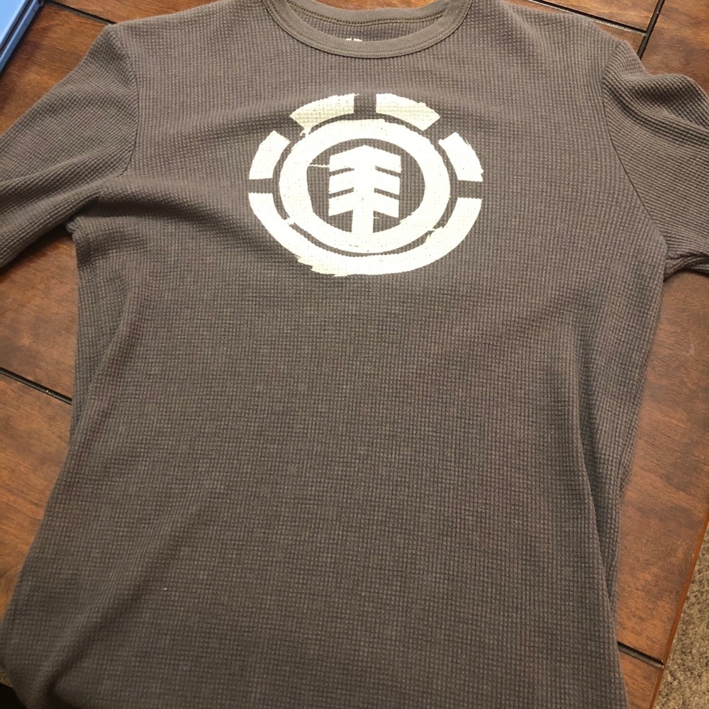 ELEMENT long sleeve charcoal shirt